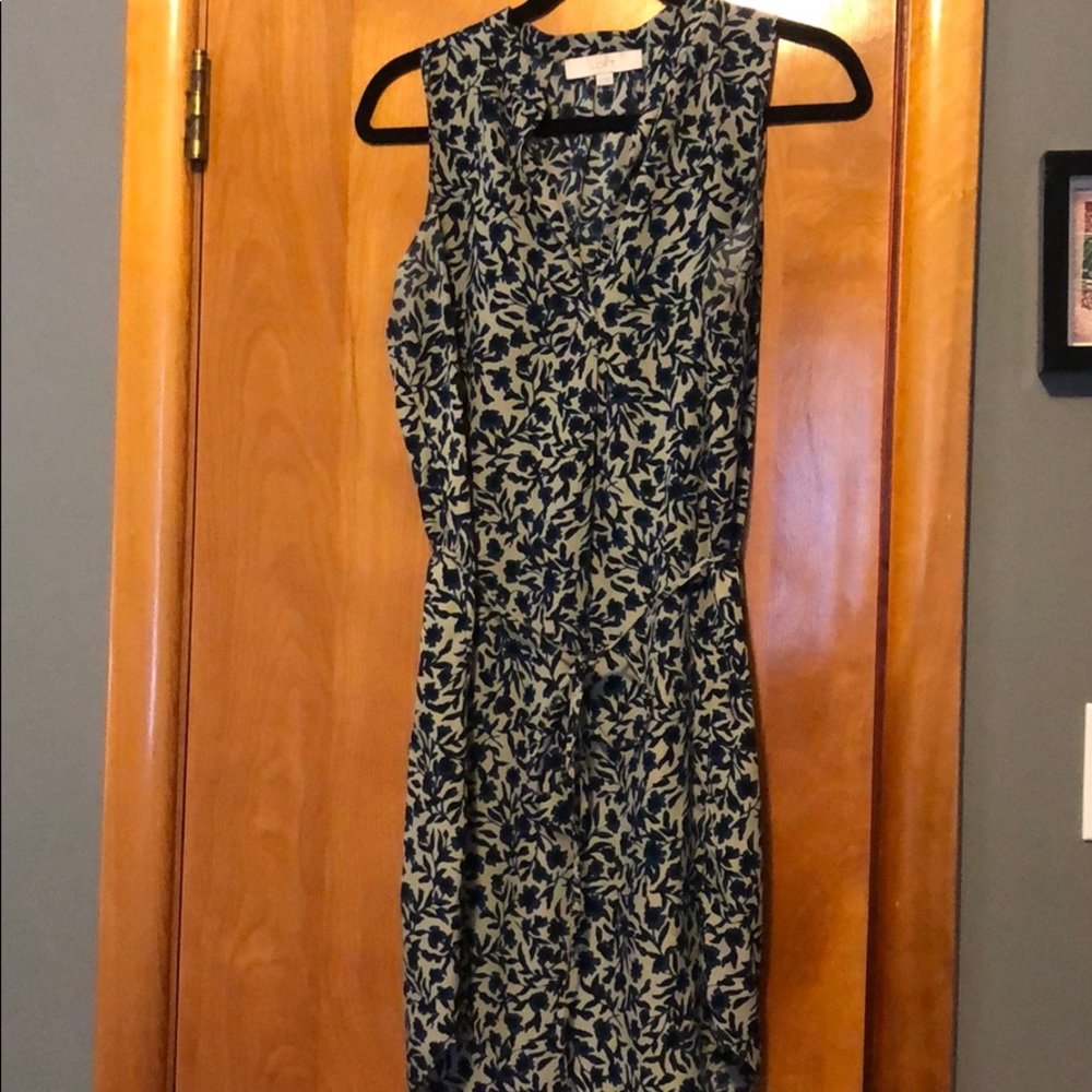 Loft Sleeveless Print Dress